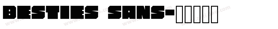 Besties Sans字体转换